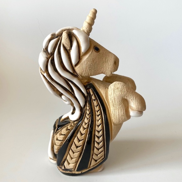 Artesania Rinconada Unicorn Stallion Figurine Collectible 1990s Vintage - Picture 1 of 7